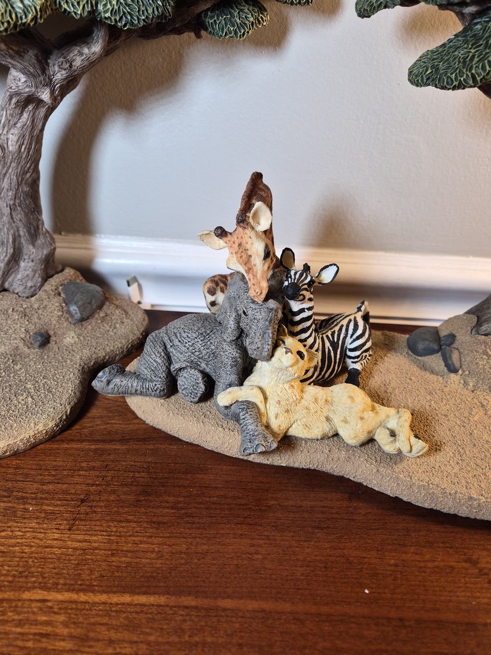 THE HERD "FOUR PLAY" BY MARTHA CAREY RESIN (LANDSCAPE AND TREES NOT INCLUDED)